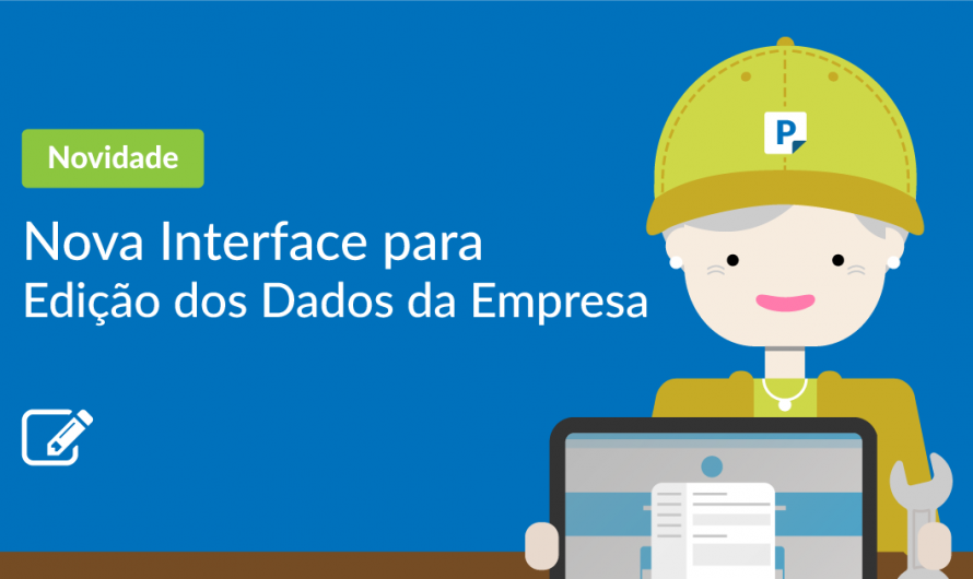 Nova Interface para Edição dos Dados da Empresa