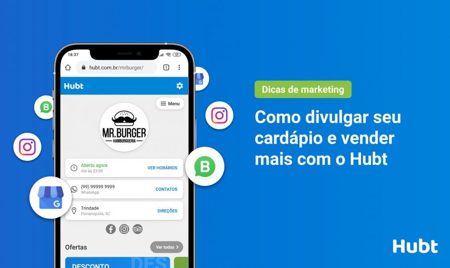 Como divulgar seu cardápio e vender mais com o Hubt