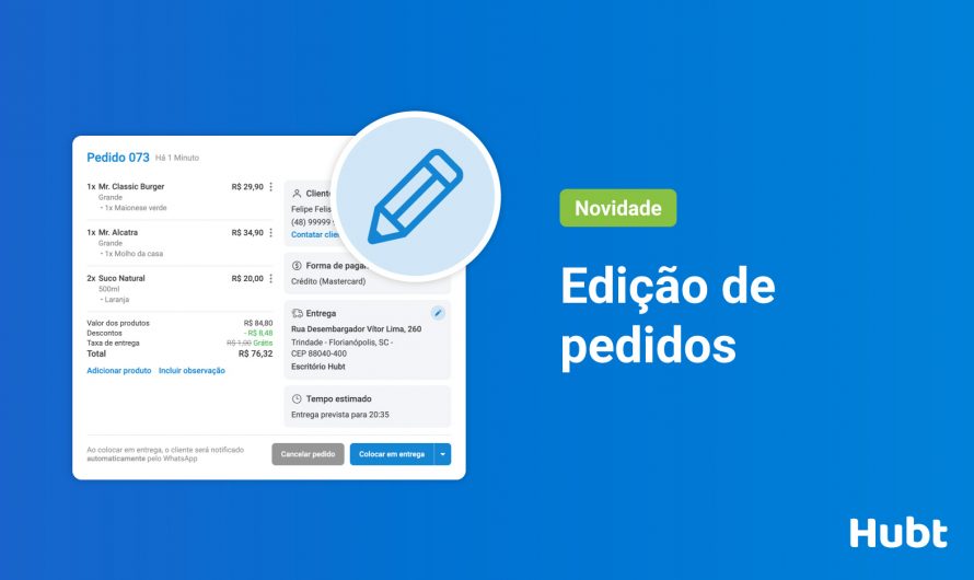 Edição de pedidos