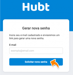 Imagem mostrando a opção de gerar nova senha, com ícones representando um smartphone, um cadeado e um formulário de redefinição, simbolizando a funcionalidade de criar uma nova senha para a conta de usuário na plataforma.