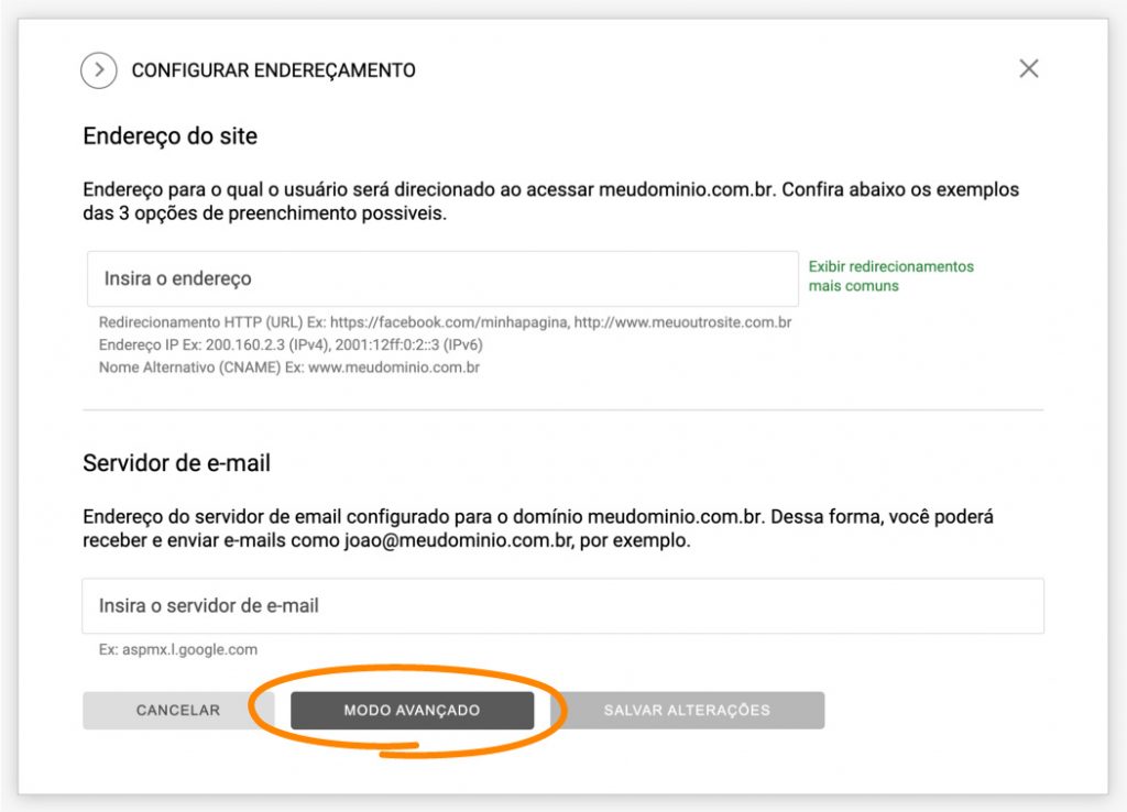 Imagem mostrando a configuração de uma nova entrada A com endereço IPv4, com ícones representando um globo, um documento com texto e um símbolo de IP, simbolizando a funcionalidade de adicionar um novo registro A para apontar um domínio para um endereço IPv4 específico.