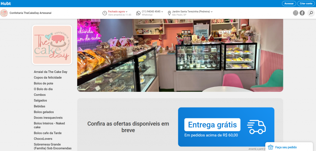 Plataforma Hubt - The Cake Day