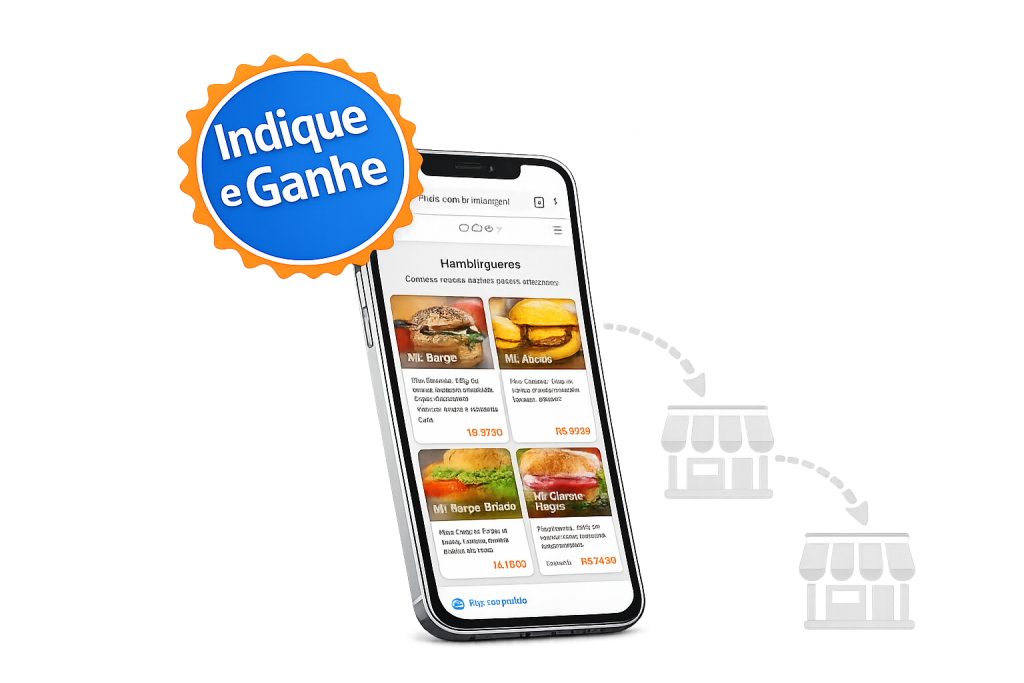 Programa Indique e Ganhe Hubt com cardápio digital para restaurantes
