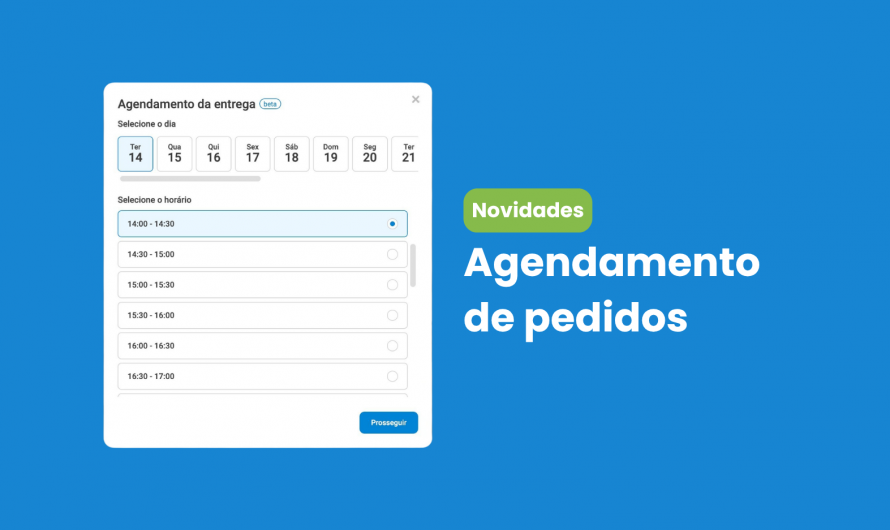 Agendamento de pedidos: sistema com novidade