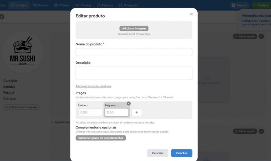 Variações de preço: tamanhos e versões do mesmo produto