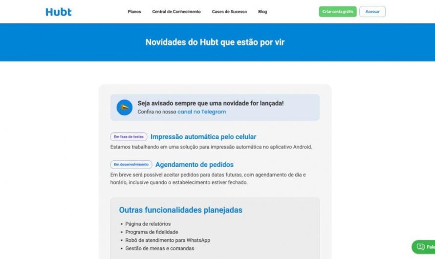 Lançamentos e novidades: o que vem por aí no Hubt