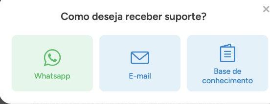 Como falar com a gente: suporte, sugestões e avaliações