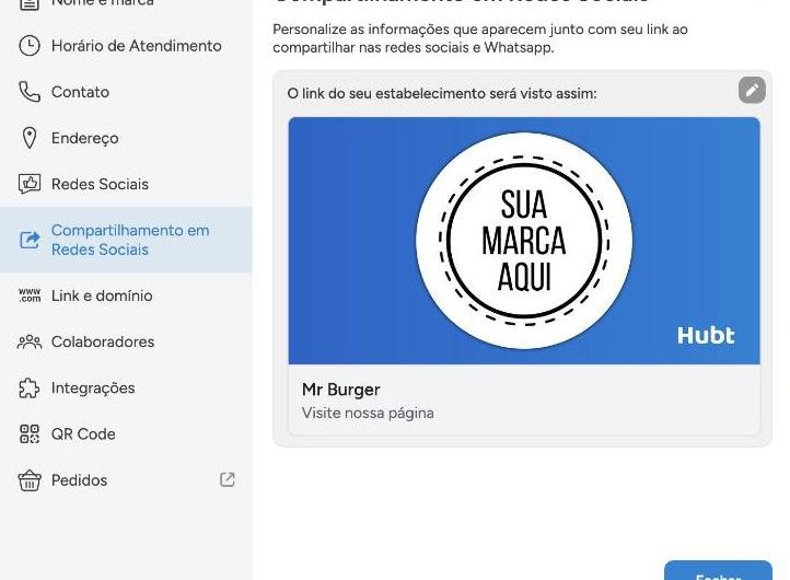 Como personalizar o compartilhamento em redes sociais