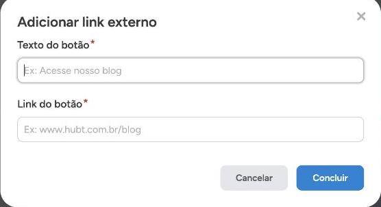 Como adicionar um botão com link no perfil