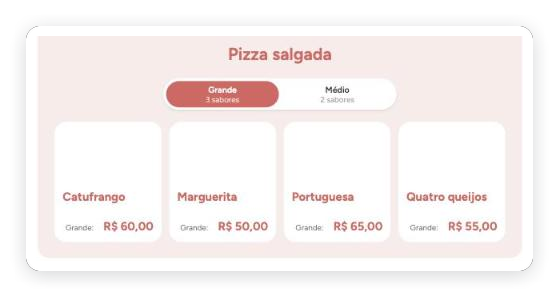Como oferecer pedidos meio a meio (pizzas com dois ou mais sabores)