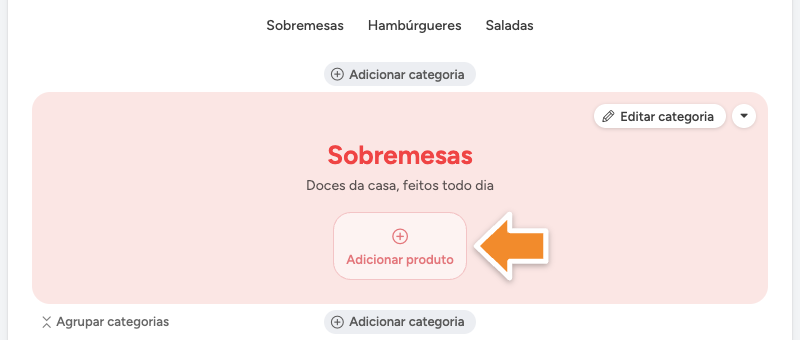 Categoria criada