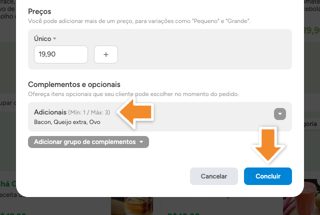 Grupo criado