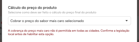 Aviso mais caro
